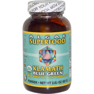 Klamath, Power Organics, Algae Superfood Klamath Blue Green, 2.8 oz (80 g)