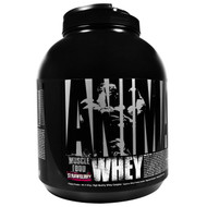 Universal Nutrition, Animal Muscle Food, Whey, Strawberry, 4 lb (1.81