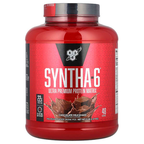<img alt="BSN, Syntha-6, Ultra Premium Protein Matrix, Chocolate Milkshake, 5 lb (2.27 kg)" title="BSN, Syntha-6, Ultra Premium Protein Matrix, Chocolate Milkshake, 5 lb (2.27 kg),834266007202"