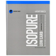 Natures Best, IsoPure, IsoPure, Low Carb Protein Powder, Creamy Vanilla, 20 Packets, 2.24 oz (64 g) Each