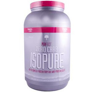 Natures Best, IsoPure, Zero Carb, Protein Powder, Strawberries & Cream, 3 lb (1.36 kg)