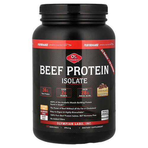 <img alt="Olympian Labs, Beef Protein Isolate, Chocolate, 979.2 g" title="Olympian Labs, Beef Protein Isolate, Chocolate, 979.2 g,710013910806"