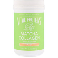 Vital Proteins Matcha Collagen Peach -- 24 Servings