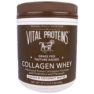Vital Proteins Grass Fed Collagen Whey Cocoa & Coconut Water -- 22.2 oz