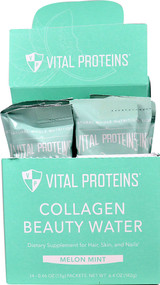 Vital Proteins, Collagen Beauty Water, Melon Mint, 14 Packets, 0.46 oz (13 g) Each