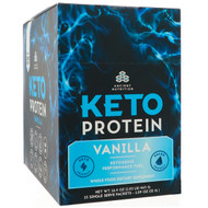 Ancient Nutrition KetoPROTEIN Packet Tray Vanilla -- 15 Packets