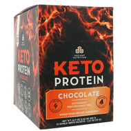 Dr. Axe / Ancient Nutrition, Keto Protein, Ketogenic Performance Fuel, Chocolate, 15 Single Serve Packets, 1.13 oz (32 g) Each