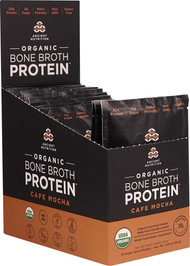 Ancient Nutrition Organic Bone Broth Protein Cafe Mocha - 12 Packets