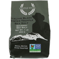 Gustus Vitae Gourmet Sea Salt Italian Black Truffle -- 1 lb