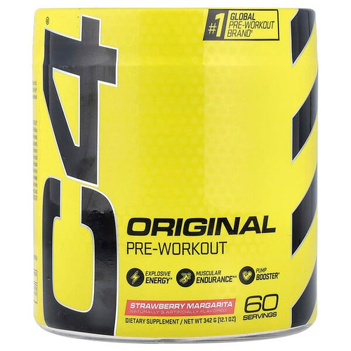 <img alt="C4 - Cellucor, C4 Original, Pre-Workout, Strawberry Margarita, 12.1 oz (342 g)" title="C4 - Cellucor, C4 Original, Pre-Workout, Strawberry Margarita, 12.1 oz (342 g),810390024759"