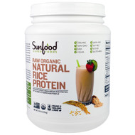 Sunfood, Raw Organic Natural Rice Protein, 2.5 lb (1.13