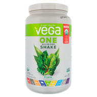 Vega, One, All in One Shake, Plain Unsweetened, 1.68 lbs (763 g) (Discontinued Item)