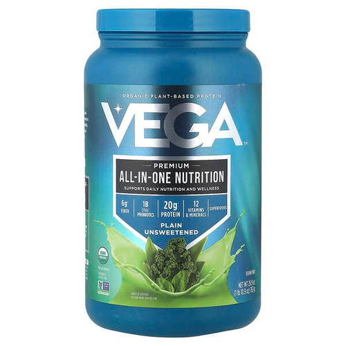 <img alt="Vega, Organic Plant-Based Protein, Premium All-In-One Nutrition, Plain Unsweetened, 1 lb 10.9 oz (763 g)" title="Vega, Organic Plant-Based Protein, Premium All-In-One Nutrition, Plain Unsweetened, 1 lb 10.9 oz (763 g),838766004754"