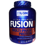 USN, Fusion 8 Multi-Phase Protein, Strawberry Milkshake, 4 lbs (1814 g)