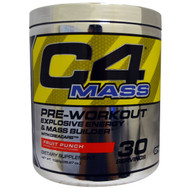 Cellucor, C4 Mass, Pre-Workout Explosive Energy & Mass Builder, Fruit Punch, 35.97 oz (1020 g)