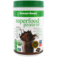 Ground-Based Nutrition Superfood Protein Rich Chocolate -- 20 Servings