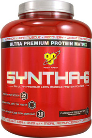 BSN Syntha-6 Protein Powder Chocolate Cake Batter -- 5.04 lbs