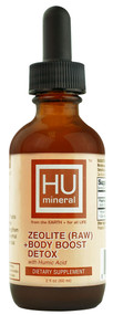 HU Mineral Zeolite Raw + Body Boost Detox Cleanse with Humic Acid -- 2 fl oz