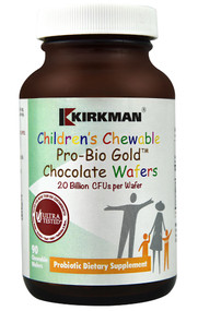 Kirkman Childrens Chewable Pro-Bio Gold Chocolate Wafers - 20 billion CFUs - 90 Wafers