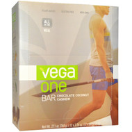 Vega, One Bar, Chocolate Coconut Cashew, 12 Bars, 2.26 oz (64 g) Each