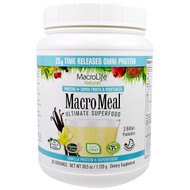 Macrolife Naturals, MacroMeal, Ultimate Superfood, Vanilla, 39.5 oz (1,120 g)