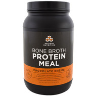 Dr. Axe / Ancient Nutrition, Bone Broth Protein Meal, Chocolate Creme, 28.6 oz (811 g)