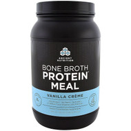 Dr. Axe / Ancient Nutrition, Bone Broth Protein Meal, Vanilla Creme, 28.2 oz (800 g)