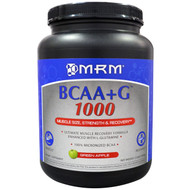MRM, BCAA+G 1000, Green Apple, 2.2 lbs (1000 g)