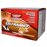 Champion Nutrition, Ultramet Lite, Weight Management Formula, Chocolate Fudge, 20 Packets, 2 oz (56 g) Each