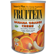 Natures Plus, Fruitein High Protein Energy Shake, Banana Orange Creme, 2.8 lbs. (1270 g)
