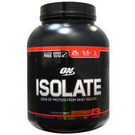 Optimum Nutrition Isolate 100% Whey Protein Isolate Chocolate Shake -- 3 lbs