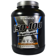 Dymatize Nutrition, ISO 100, Hydrolyzed, 100% Whey Protein Isolate, Gourmet Chocolate, 3 lbs (1.4 kg)
