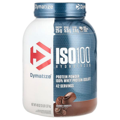 <img alt="Dymatize, ISO100 Hydrolyzed, 100% Whey Protein Isolate, Gourmet Chocolate, 3 lb (1.37 kg)" title="Dymatize, ISO100 Hydrolyzed, 100% Whey Protein Isolate, Gourmet Chocolate, 3 lb (1.37 kg),705016353132"