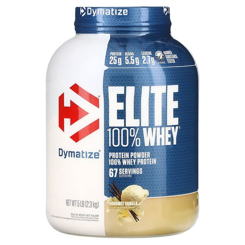 <img alt="Dymatize, Elite 100% Whey Protein Powder, Gourmet Vanilla, 5 lbs (2.3 kg)" title="Dymatize, Elite 100% Whey Protein Powder, Gourmet Vanilla, 5 lbs (2.3 kg),705016560080"