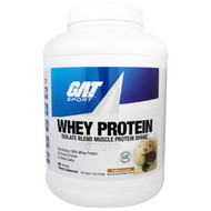 GAT, Whey Protein Isolate Blend Muscle Protein Shake, Cookies & Cream, 5 lbs (2268 g)