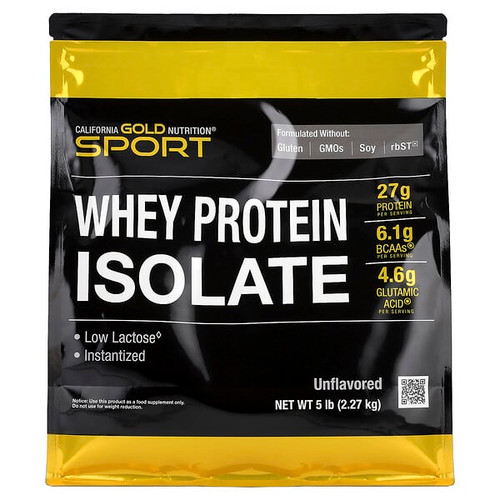 <img alt="California Gold Nutrition, Sport, Whey Protein Isolate, Unflavored, 5 lb (2.27 kg)" title="California Gold Nutrition, Sport, Whey Protein Isolate, Unflavored, 5 lb (2.27 kg),898220011674"