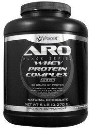 ARO-Vitaco Black Series Whey Protein Complex PLUS Natural Chocolate -- 5 lb (2270 g)