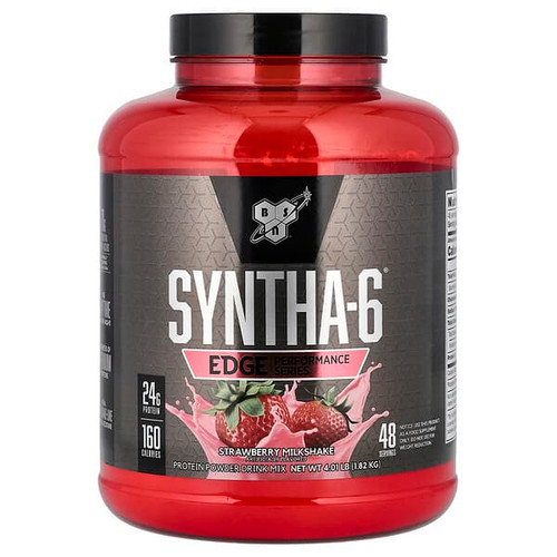 <img alt="BSN, Syntha-6 Edge, Protein Powder Drink Mix, Strawberry Milkshake, 4.01 lb (1.82 kg)" title="BSN, Syntha-6 Edge, Protein Powder Drink Mix, Strawberry Milkshake, 4.01 lb (1.82 kg),834266005710"