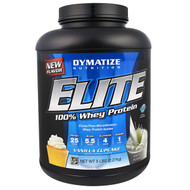 Dymatize Nutrition, Elite, 100% Whey Protein Powder, Vanilla Cupcake, 5 lbs (2.3