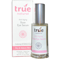 True Natural, Anti-Aging Rose Eye Serum, 1 fl oz (30 ml)