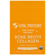 Vital Proteins Organic Bone Broth Collagen Unflavored Chicken -- 20 Packets