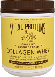 Vital Proteins, Collagen Whey, Banana, Cinnamon & Vanilla, 21.2 oz (600 g)