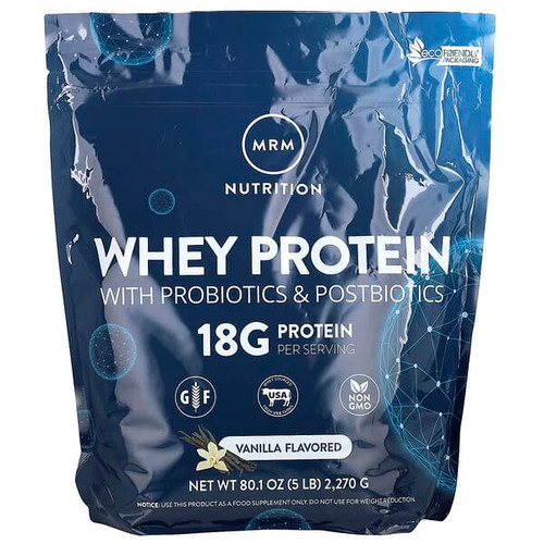 <img alt="MRM Nutrition, Whey Protein with Probiotics & Postbiotics, Vanilla, 5 lb (2,270 g)" title="MRM Nutrition, Whey Protein with Probiotics & Postbiotics, Vanilla, 5 lb (2,270 g),609492720511"