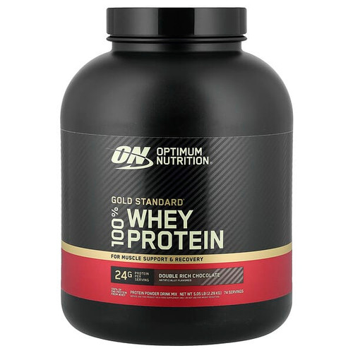 <img alt="Optimum Nutrition, Gold Standard 100% Whey Protein, Double Rich Chocolate, 5.05 lb (2.29 kg)" title="Optimum Nutrition, Gold Standard 100% Whey Protein, Double Rich Chocolate, 5.05 lb (2.29 kg),748927028669"