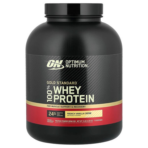 <img alt="Optimum Nutrition, Gold Standard 100% Whey Protein, French Vanilla Creme, 5 lb (2.26 kg)" title="Optimum Nutrition, Gold Standard 100% Whey Protein, French Vanilla Creme, 5 lb (2.26 kg),748927024128"