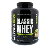 NutraBio Labs, Classic Whey Protein, Creamy Vanilla, 5 lbs (2268 g)