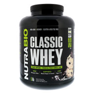 NutraBio Labs, Classic Whey Protein, Cookies & Cream, 5 lbs (2268 g)