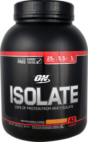 Optimum Nutrition Isolate 100% Whey Protein Isolate Snickerdoodle - 3.06 lbs