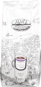 Jims Organic Coffee Dark Roast Whole Bean Espresso -- 4 lbs