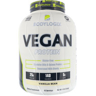 Bodylogix, Vegan Protein, Vanilla Bean, 4 lbs (1.8